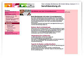Berufsfelder nach dem Universit�tsstudium