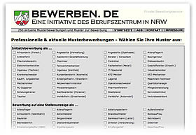 Musterbewerbungen