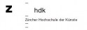 Zürcher Hochschule der Künste (ZHdK)